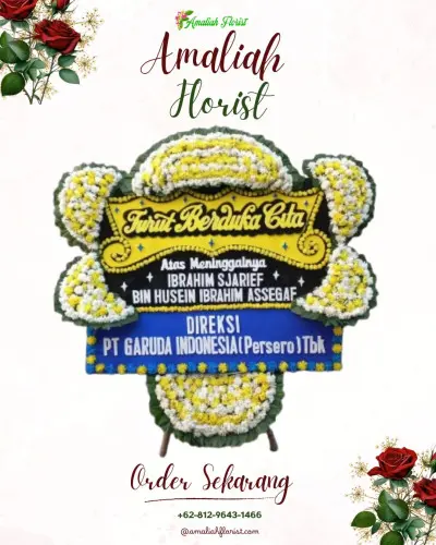 Papan Bunga Duka di Ciwidey