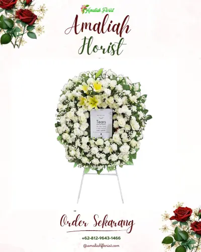 Krans Bunga Duka Cita di Ciwidey